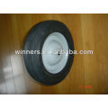 semi-pneumatic 8 inch small rubber wheels